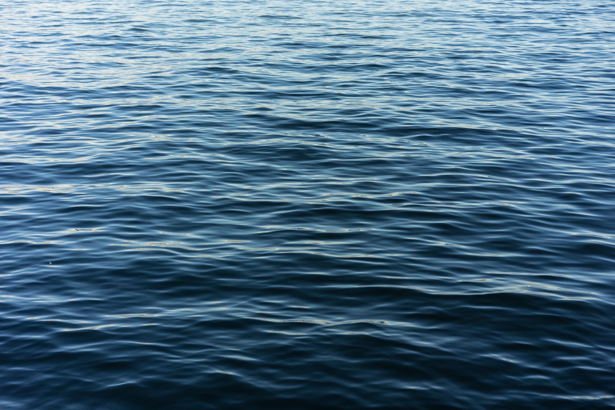 Calm rippling water